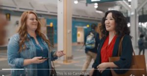 Air Canada & actress Sandra Oh school us in “Canadian”