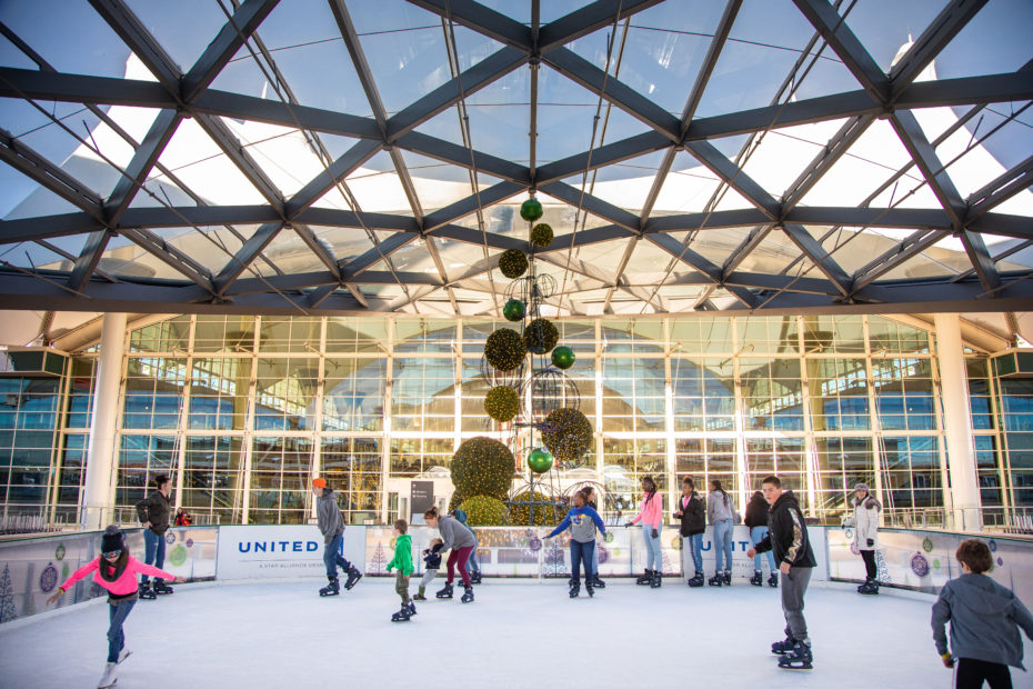 Free ice skating is back at DEN Airport Stuck at the Airport