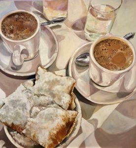 Art-filled Delta Sky Club at New Orleans Int’l Airport