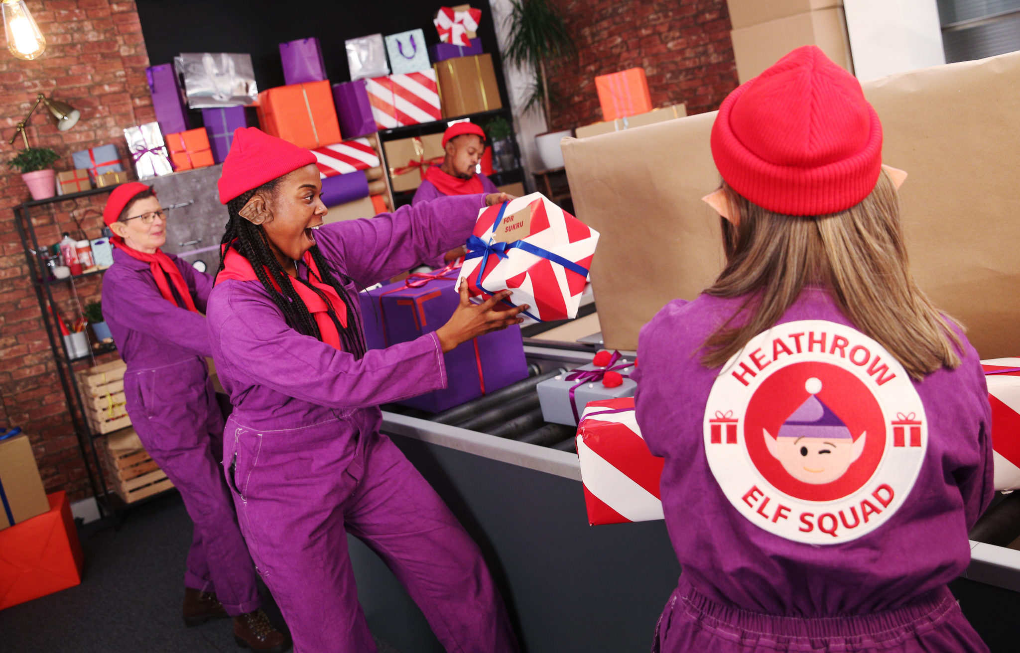 Santa's at Heathrow Airport Stuck at the Airport