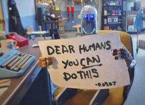 Reassurance from a robot at Pittsburgh Int’l Airport