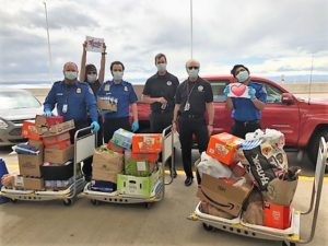 TSA officers buy meals, stock pantries for airport co-workers affected by COVID-19