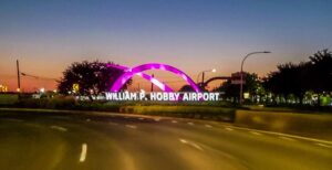 Why are airports and airlines going pink in October?