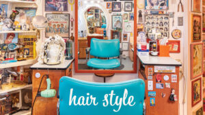 A brush with the SFO Museum’s Hair Style exhibit