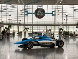 IND Airport welcomes NCAA fans with art, music, and more