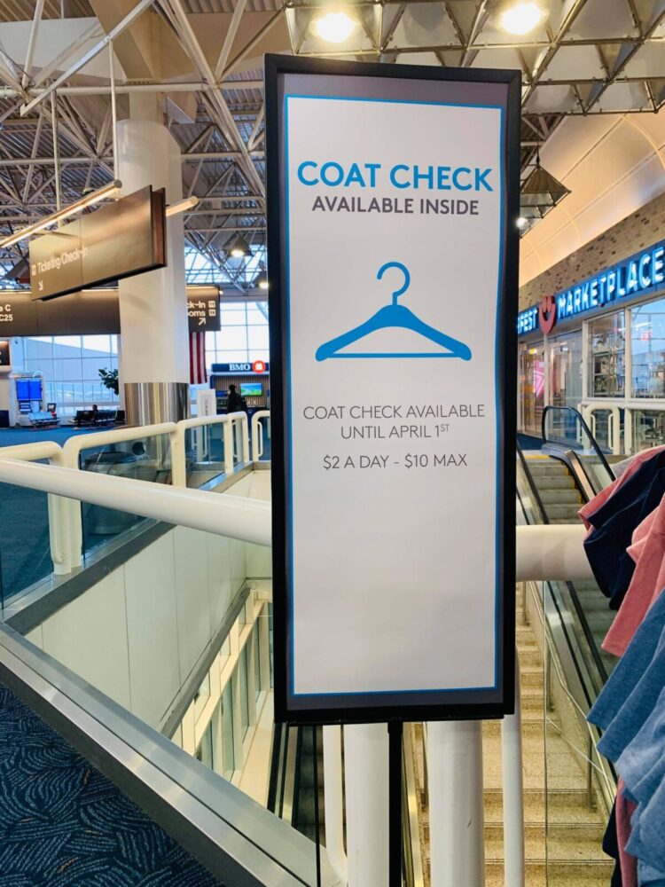 Airport Amenities We Love: Coat Check Service