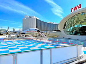 Roller skating is back at JFK’s TWA Hotel