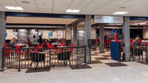 Virtual wait-lists for airport dining