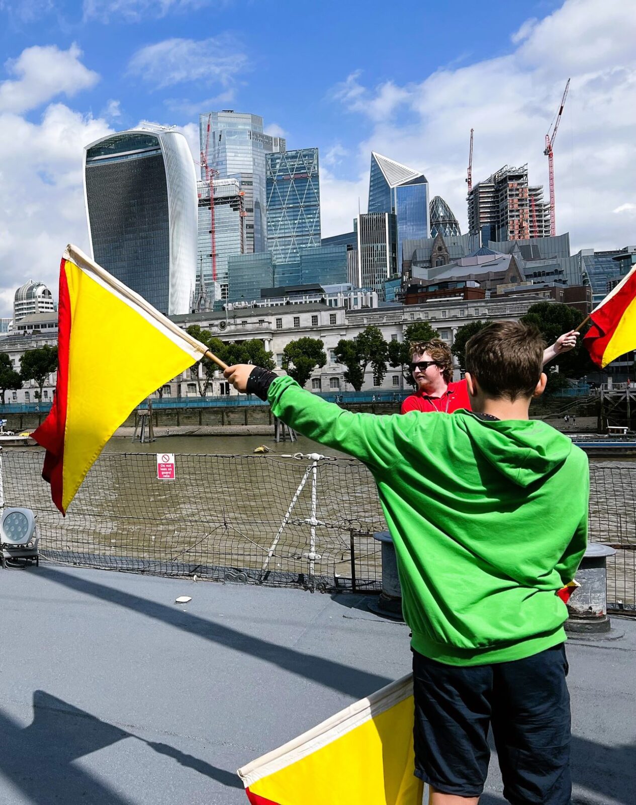 We’re on a boat: London’s HMS Belfast