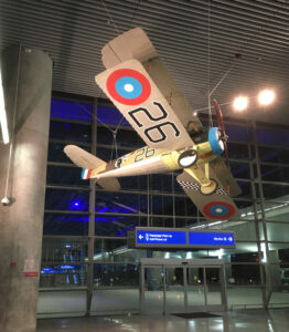 Aviation History exhibit at Phoenix Sky Harbor International Airport