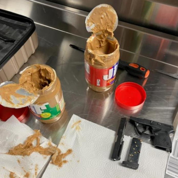 Guns in Peanut Butter & Inside a Raw Chicken TSA's Top 10 Catches from