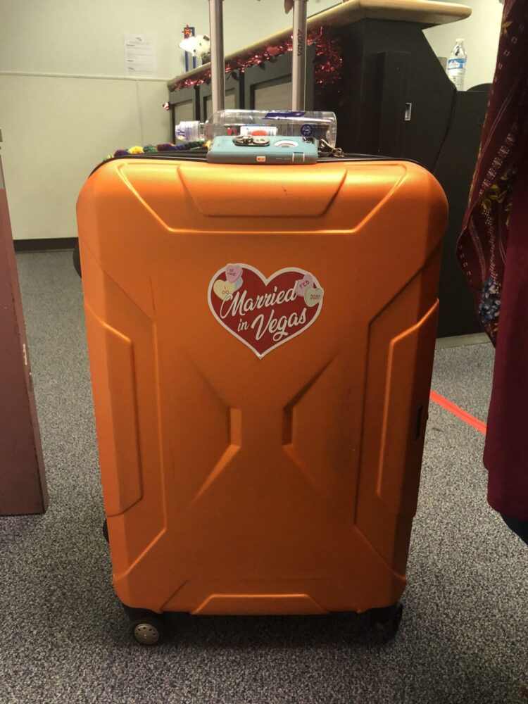Pick up your marriage license at the Las Vegas airport