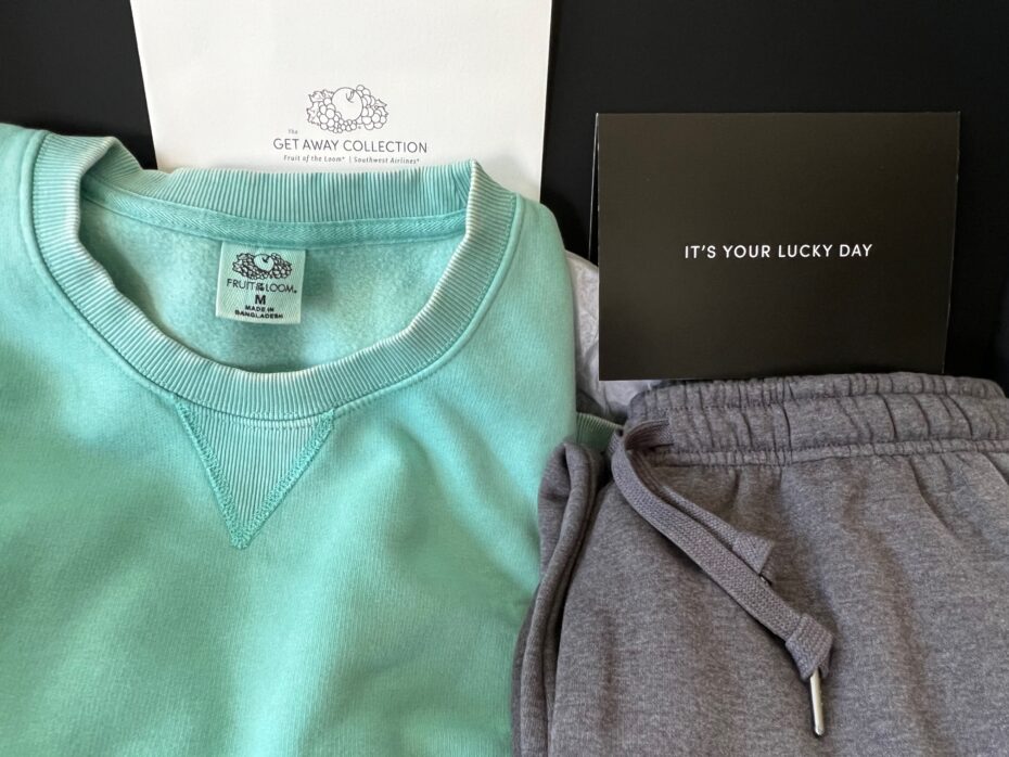 Get a Southwest Airlines Gift Card with these Fruit of the Loom sweats Stuck at the Airport