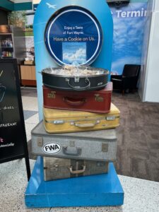 Best airport amenity? Free cookies at Fort Wayne International Airport