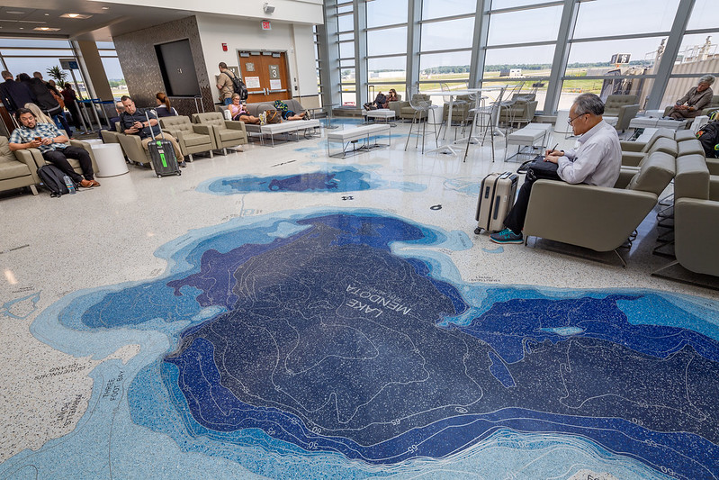 In Madison, WI: snaps from Dane County Regional Airport’s terminal expansion