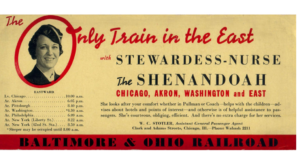 Airlines once had “stewardess-nurses.” So did trains.