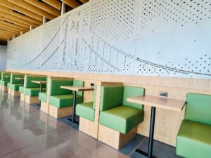 Snaps from the Alaska Airlines Lounge at SFO