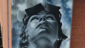 New artwork honors Amelia Earhart