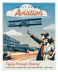 California’s Long Beach Airport celebrates its centennial with cool posters