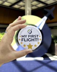 Airport Amenity of the Week: My First Flight Buttons