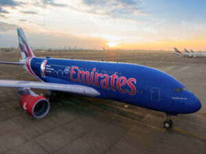 Emirates has a new NBA livery
