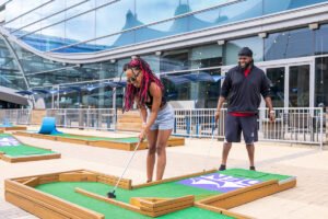Free mini-golf at Denver International Airport