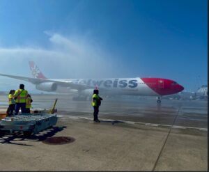 Edelweiss Air lands in Seattle