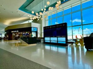 Snaps from San Diego Int’l Airport’s lovely new Terminal 1