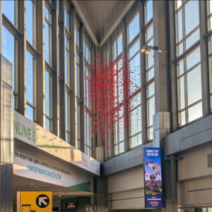 Fresh airport art in Austin and Miami