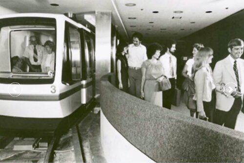 The subway Disney built for an airport