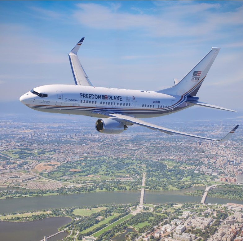 The “Freedom Plane” will fly Founding-era documents to 8 U.S. cities