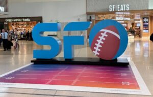 Holograms help welcome Super Bowl fans to Bay Area airports