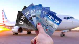 New American Airlines trading cards