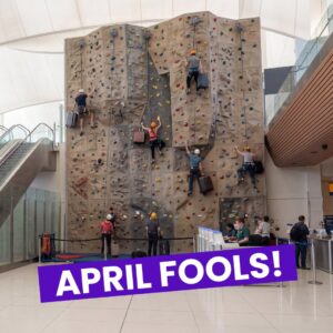 Airports yuck it up for April Fools Day