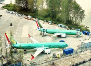 This lakefront hotel has a Boeing factory view