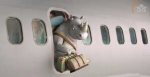 “Save a life, not a bag” campaign for air travelers