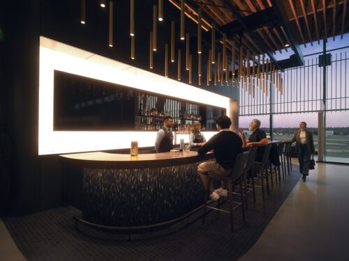 Alaska Airlines debuts swanky PDX lounge + SEA & MIA Airports celebrate soccer