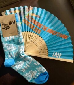 IAH subway socks + the cool new Centurion Lounge at Amsterdam Schiphol
